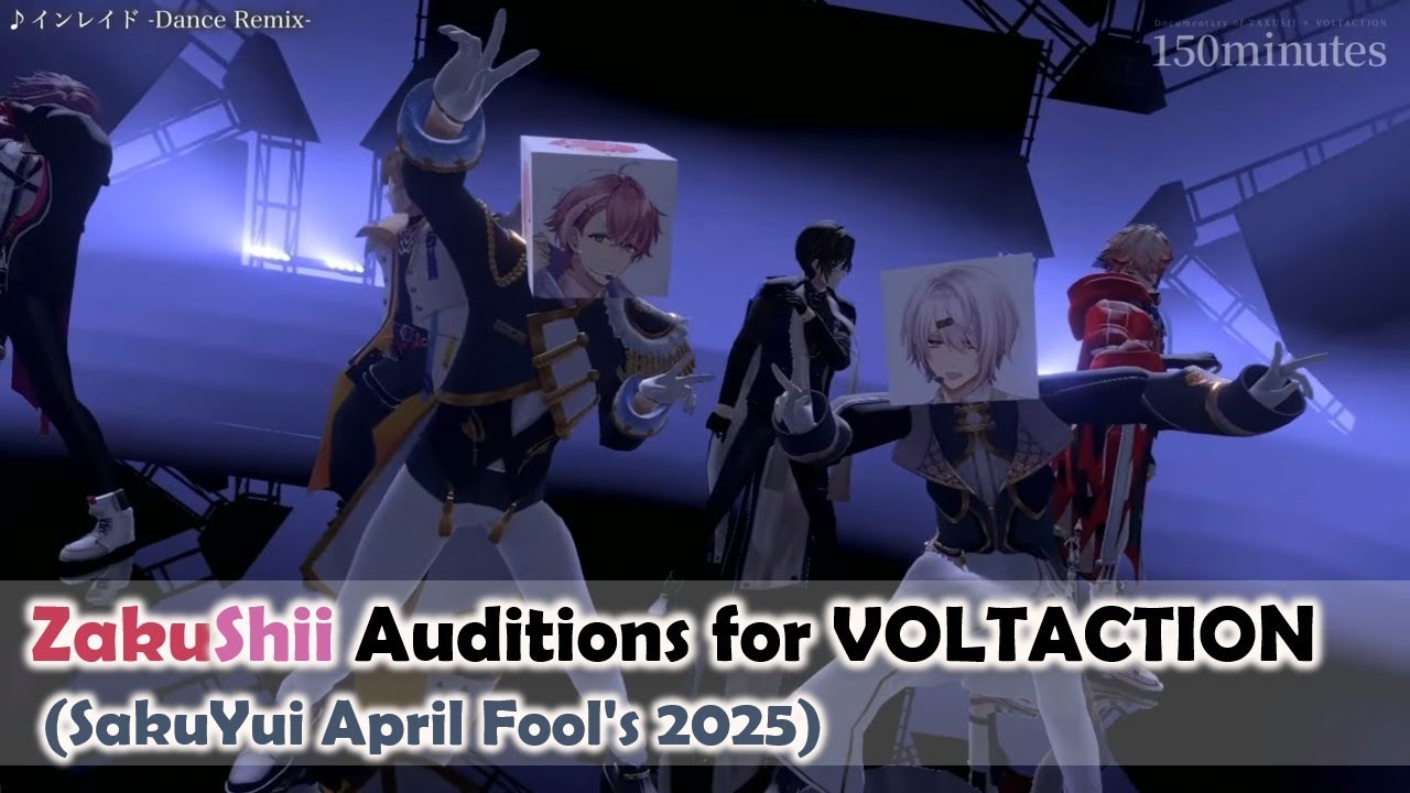 【ENG SUB】ZakuShii Auditions for VOLTACTION (April Fool's)【Shiina Yuika / Sasaki Saku / NIJISANJI】