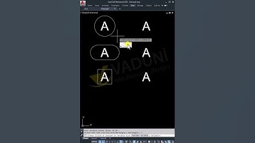 Cách tạo đường viền cho chữ nhanh trong AutoCAD #họcautocad #vadunishort #autocad