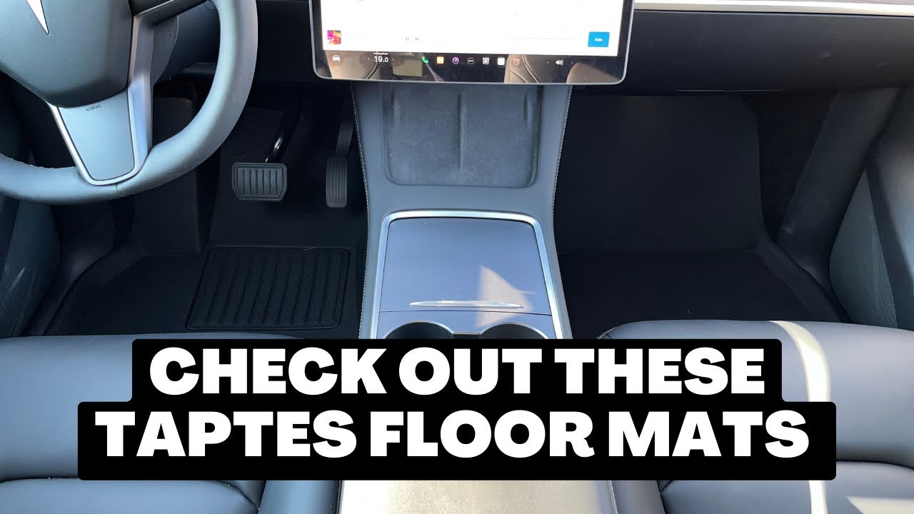 Check Out These TAPTES Floor Mats For My 2023 Tesla Model Y 