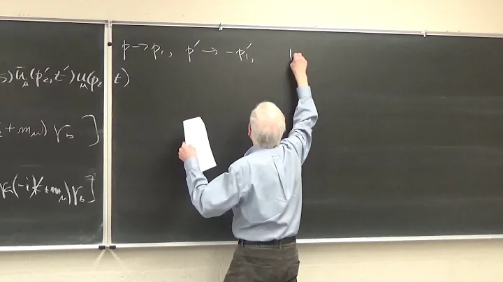 Lecture of 15 November 2018 on Quantum Field Theory at UNM by Kevin Cahill