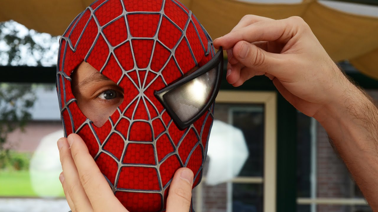 Spider-Man Eyes Removal - 3D Printed Under Shell - YouTube