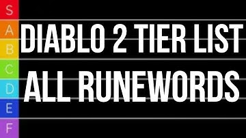 Diablo 2 TIER LIST - All Runewords