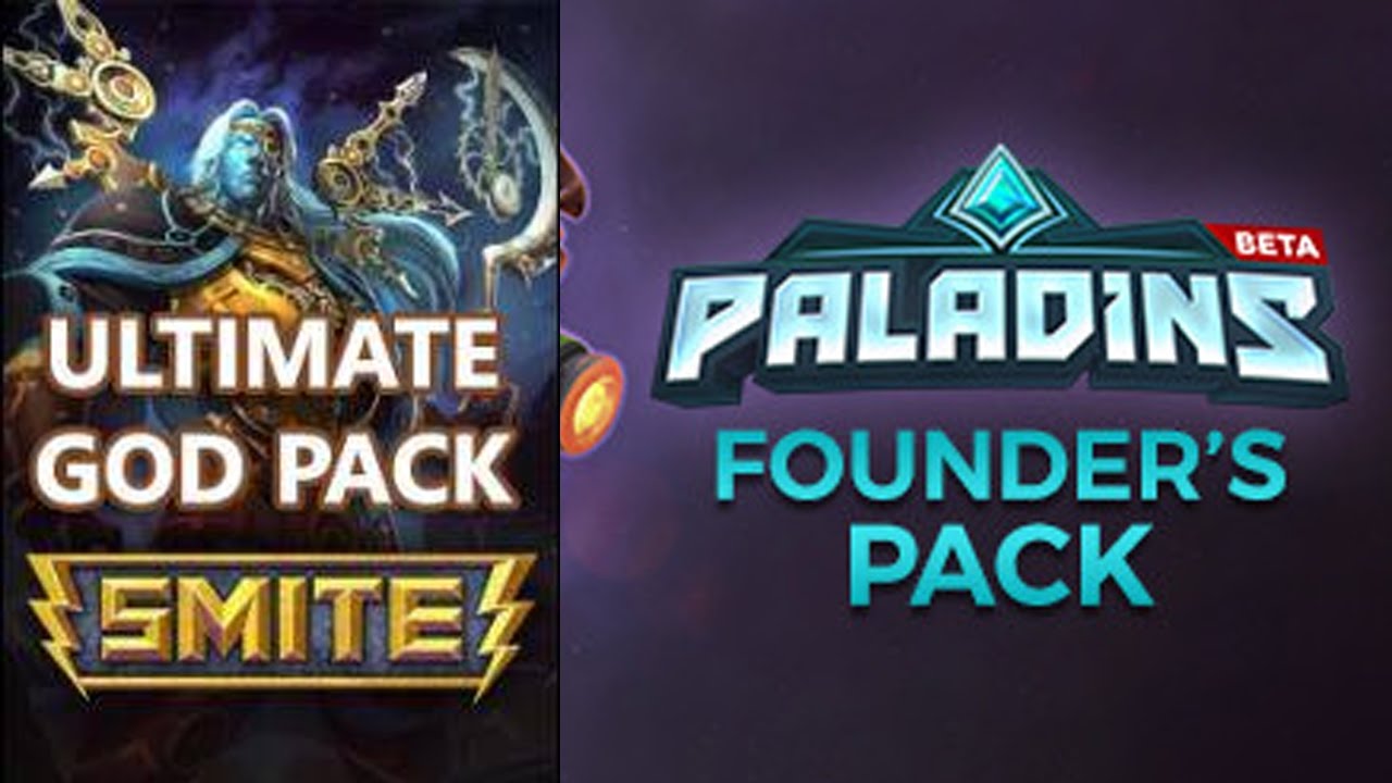 Eu vou SORTEAR - GOD PACK / FOUNDERS PACK (SMITE/PALADINS) - YouTube