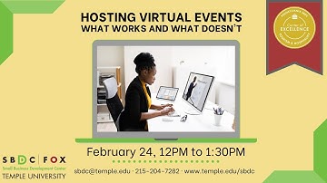 Hosting Virtual Events: what works and what doesn’t