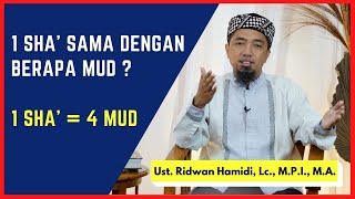 1 Sha' Sama dengan Berapa Mudd ? | 1 Sha' = 4 Mudd 🟢 Menakar 1 Sho' untuk Zakat Fitrah