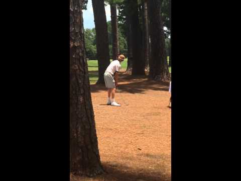 Approach Wedge shot.
