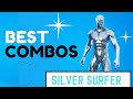 NEW SILVER SURFER SKIN BEST COMBOS (FORTNITE)