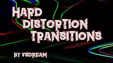 Hard Distortion Transitions Premiere Pro Presets