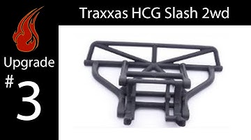 Pyro-HCG Slash 2wd-Level 3 Upgrade: Traxxas Rear Bumper & Bumper Mount