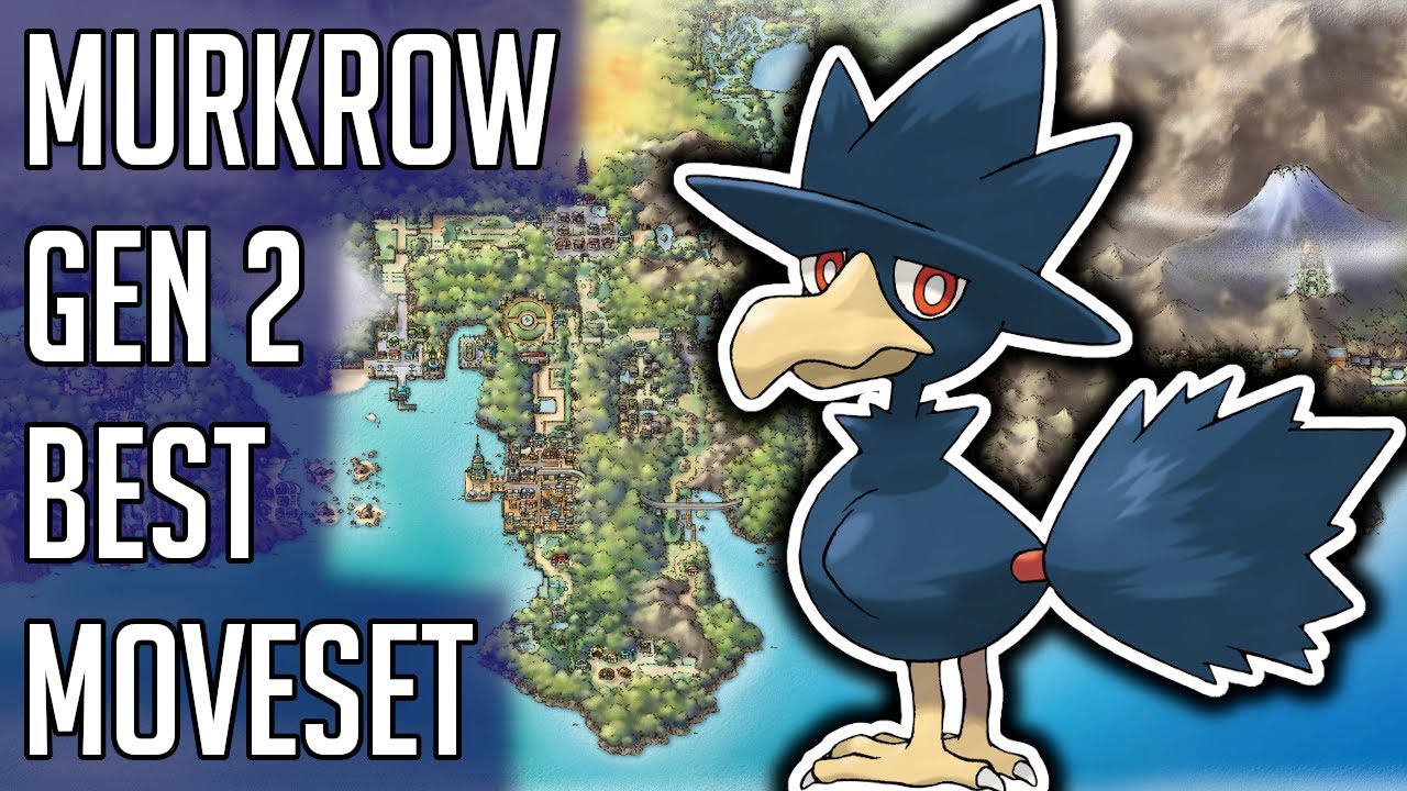 Murkrow Gen 2 Best Moveset Murkrow Best Moveset Moves Pokemon Gold Silver Crystal YouTube