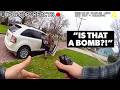 Man Pulls Out a Real Bomb During Traffic Stop