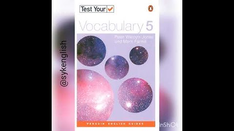 Test your vocabulary 1,2,3,4 y 5 [Pdf]