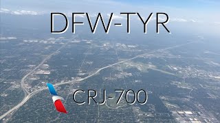 Trip Report | American Eagle - CRJ-701ER - DFW-TYR - Dallas-Tyler - SKW3146