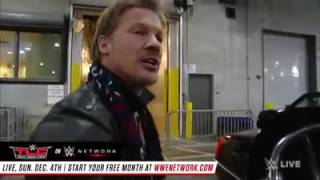Seth Rollins Attack Chris Jericho in a parking lot wwe raw