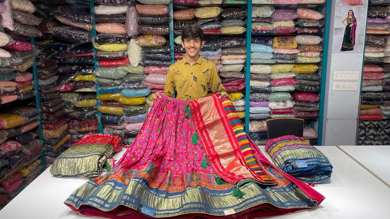 Gaji silk chaniya choli outlet