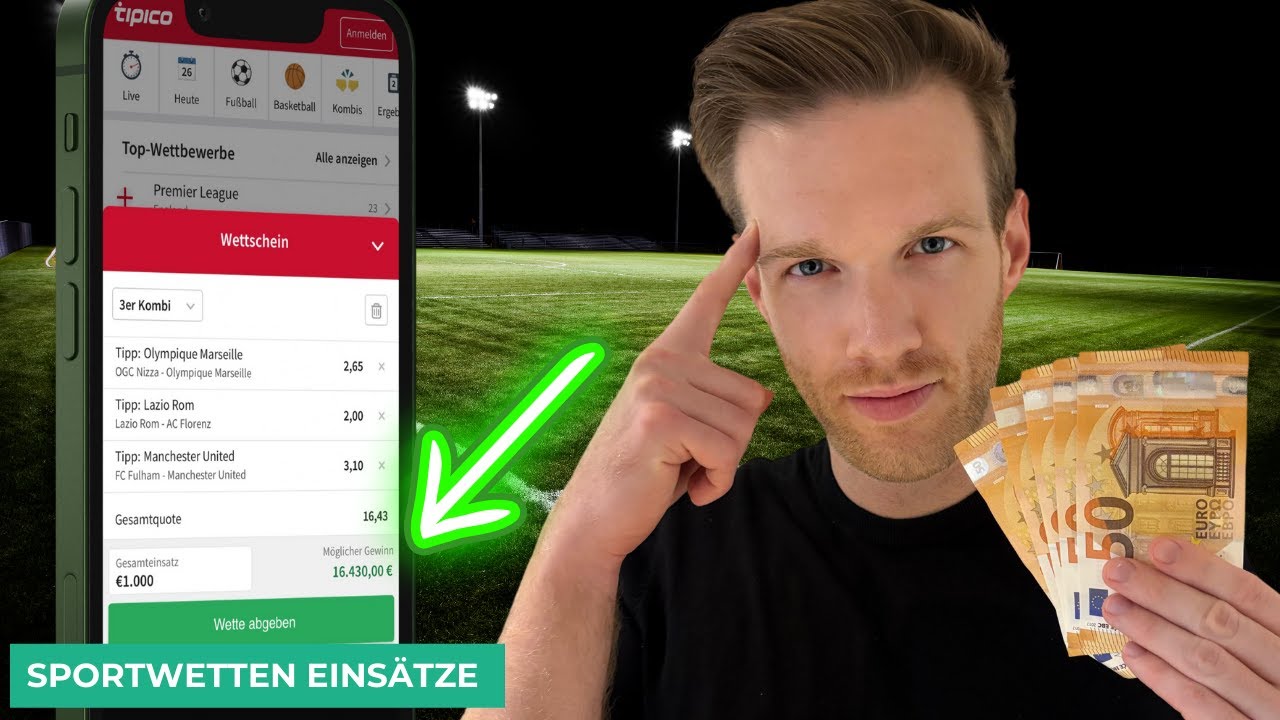 So setzt du deine Einsätze bei Sportwetten richtig!