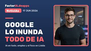 Google inunda todo de IA · empleo · Lleida | Resumen FactorIA 17/06