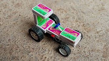 How to make Matchbox Tractor - diy remote control tractor model- diy rc toy tractor