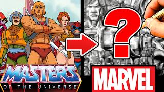 MARVEL ARTIST draw s500+ 80s CHARACTERS PART 8! MASTERS OF THE UNIVERSE!