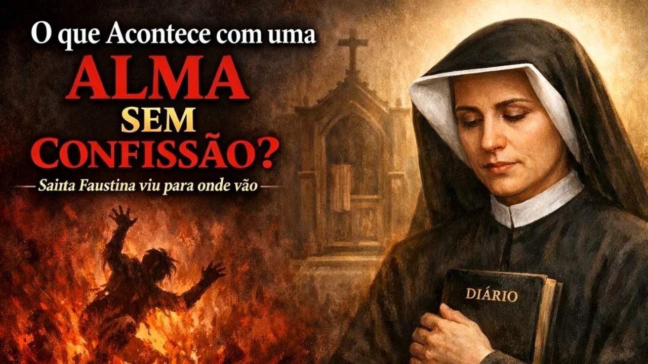 O que acontece com a alma que morre sem confissão? Santa Faustina viu o destino delas