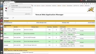 Configuración del administrador de aplicaciones de Apache Tomcat en Ubuntu screenshot 3