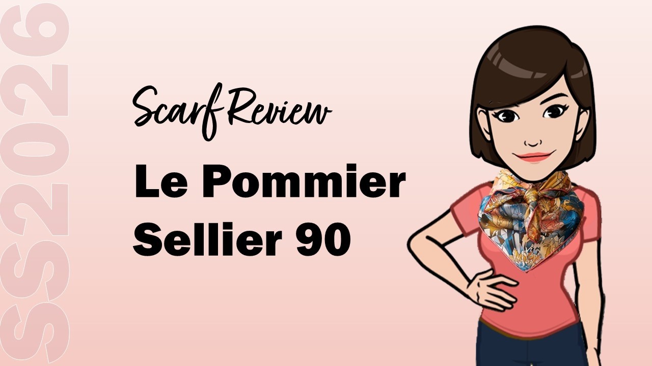HERMES エルメス カレ90 スカーフ LE POMMIER SELLIER ル・ポミエ 
