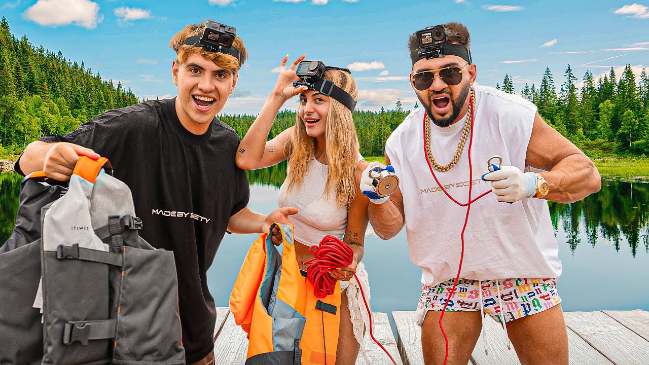 Am Pescuit Cu Magnetul In Lacul Snagov Cu Bisoi.. Am Gasit Ochelarii ?!