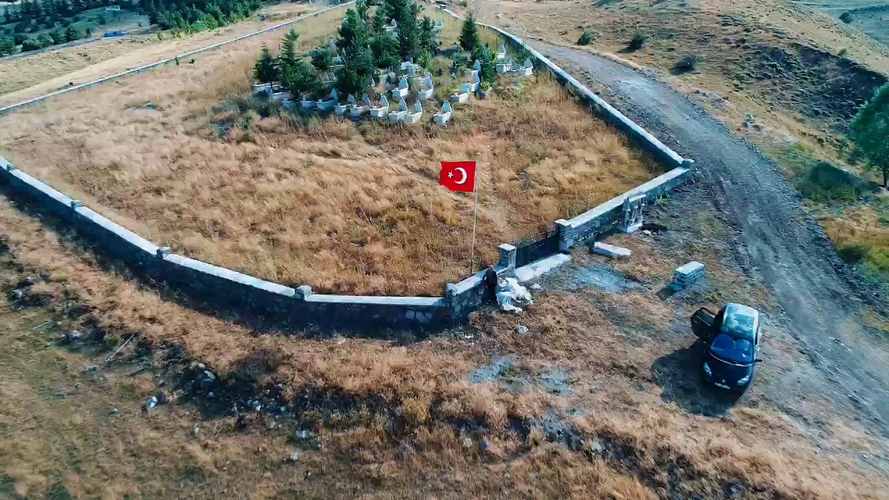 Çankırı orta buğurören köyü  uzaydan çekim.ii