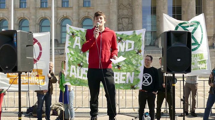 Tommy Fridays for Future Rebellion gegen das Aussterben in Berlin 15.4.19