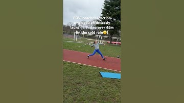 relaxed javelin throw over 45m from 7 step👀🚀 #javelin #trackandfield