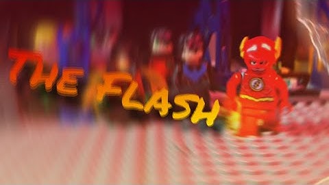 Lego The Flash Run Test (Lego DC StopMotion)