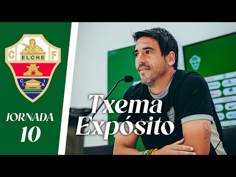 RUEDA DE PRENSA | Txema Expósito habla sobre el Ona Sant Adrià - Elche CF Femenino | Jornada 10