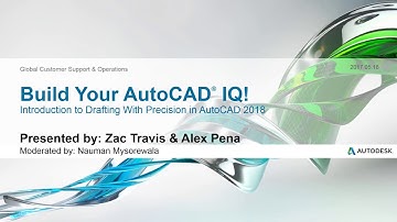 Webinar: Drafting with Precision in AutoCAD 2018 | AutoCAD
