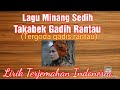Takabek Gadih Minang | Fauzana | Lirik Terjemahan Indonesia | Lagu Minang Terbaru