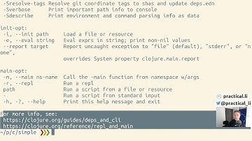 Getting started with Clojure CLI and tools.deps