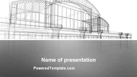 Building Design PowerPoint Template by PoweredTemplate.com