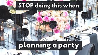 STOP DOING THIS WHEN PLANNING A PARTY \/\/ HOW TO PLAN AN ADULT BIRTHDAY PARTY 2021