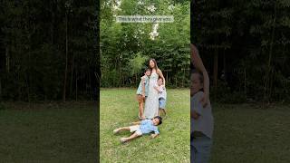 Every single time I pull the camera out, this is how my kids act. #familypictures #momofboys #eminen