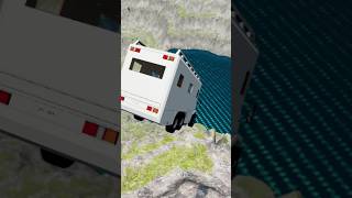 Fire Truck and Cars vs Giant Lava Pit – BeamNG.drive #beamng #short #crashdrive #automobile