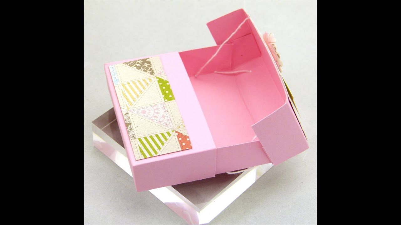 Stampin Up UK Secret Closure Gift Treat Soap Box - YouTube