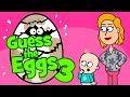 Guess the eggs 3  childrens song guessing game  quiz song  hooray kids songs  nursery rhymes