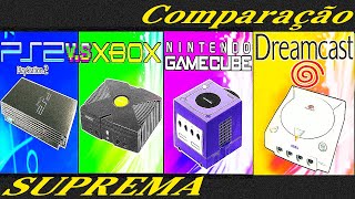 Comparação SUPREMA:PS2 VS XBOX VS DREAMCAST VS GAMECUBE (Comparando)(Modelos, Gráficos, e+)