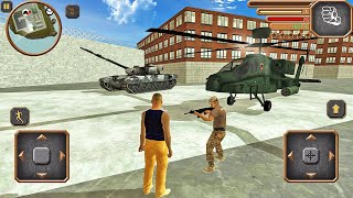 Miami Gangster Crime Simulator - Fun at Military Base - Android Gameplay screenshot 2