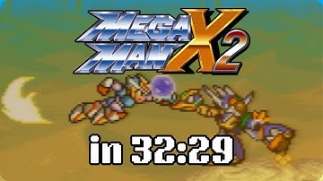 Mega Man X2 Any% Speedrun in 32:29 (PB)