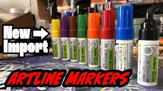 Artline Markers Imported From Japan (First Test)