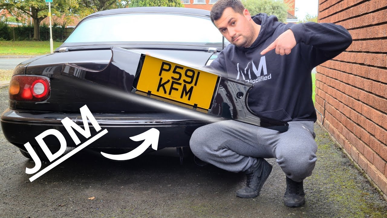 Панель номерного знака для импортного MX5 MK1 | Из Великобритании в японский рынок
