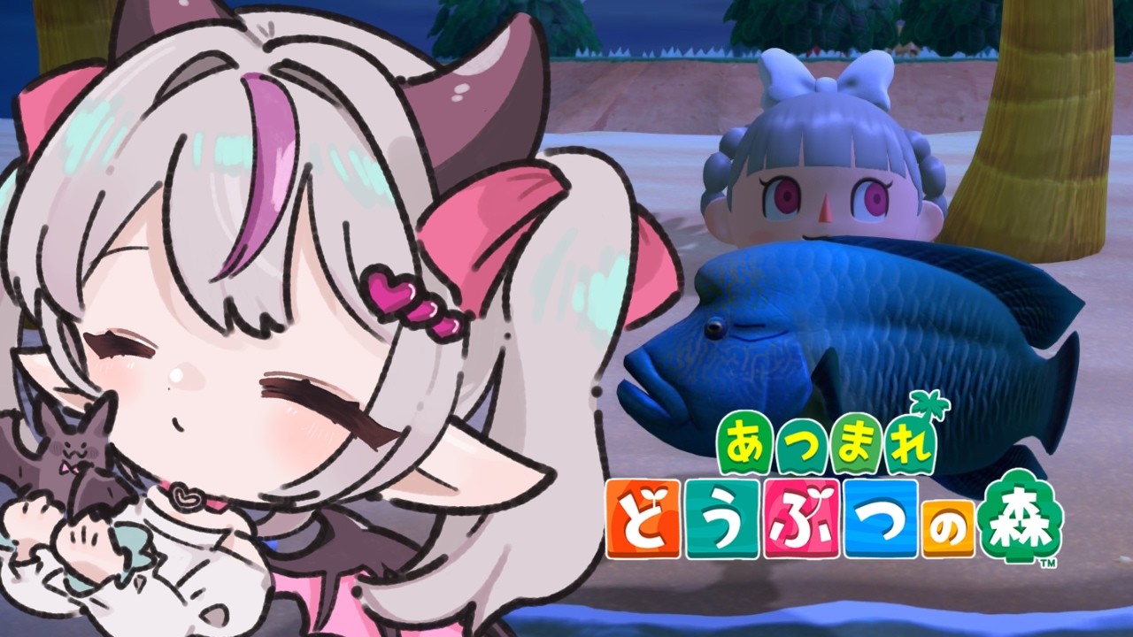 【あつ森雑談】8月.ᐟ.ᐟ 夏だしすっごい生き物いるよね⁉️【夜深ねるの】
