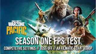 Warzone Pacific - Season 1 | FPS TEST on COMPETETIVE SETTINGS with RTX 3060 & Ryzen 5600X & 32GB RAM