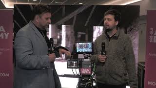 Philip Bloom learns about the Mo Sys Academy at the KitPlus Show