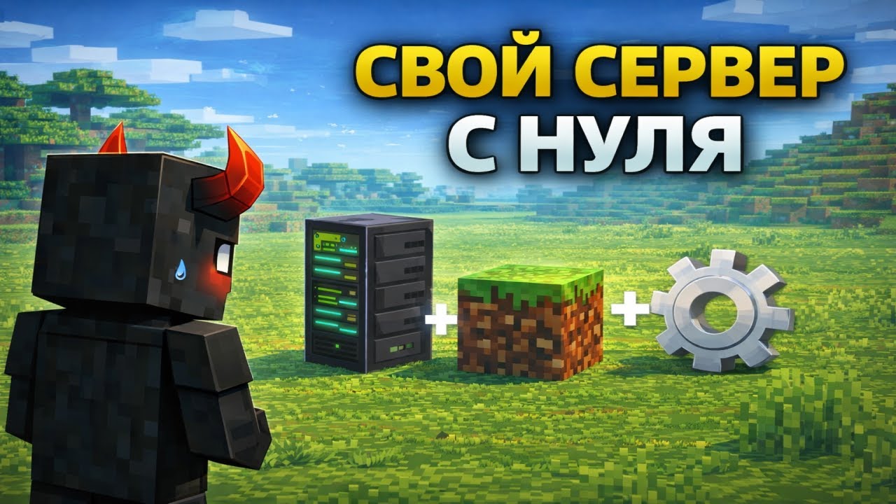 Minecraft сервер за 5 минут — легко для новичков!